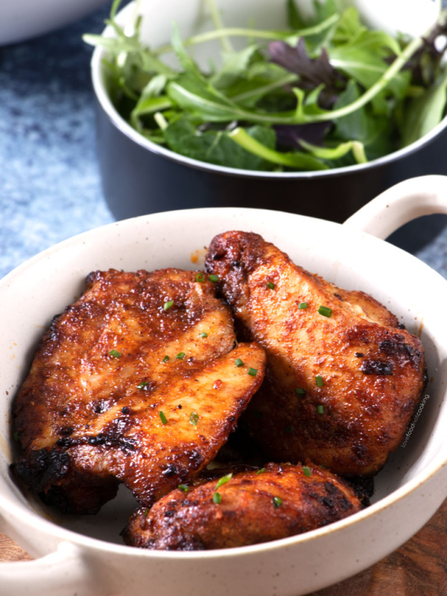 How to Cook Chicken Thighs in Your Air fryer! Love Food Not Cooking