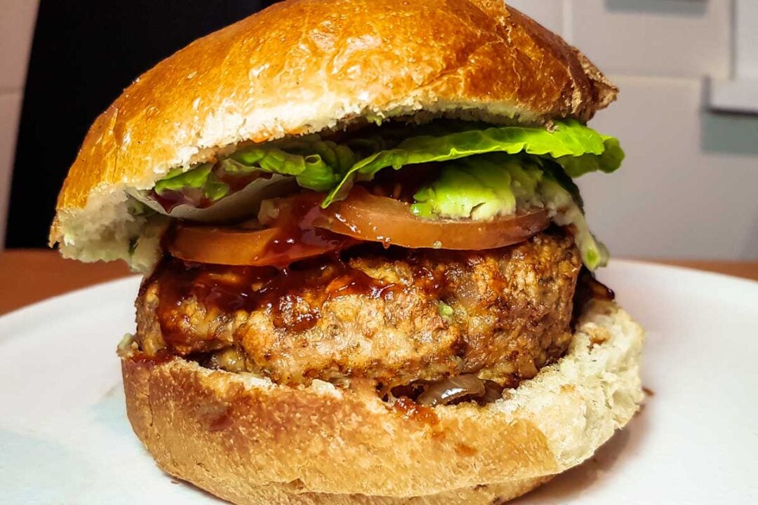 Air Fryer Cajun Pork Burgers Love Food Not Cooking