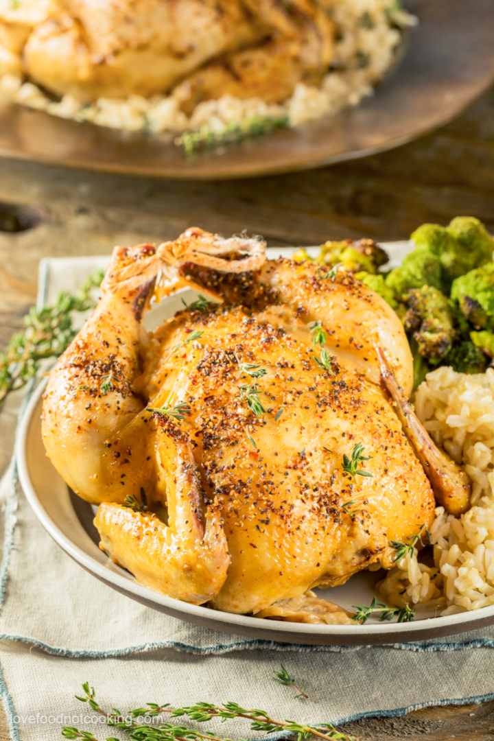 Air Fryer Cornish Hen Love Food Not Cooking