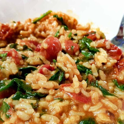 Tomato Risotto Instant Pot Recipe | Love Food Not Cooking