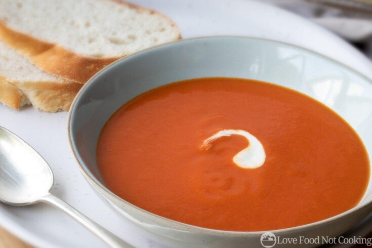 Tomato soup with canned tomatoes