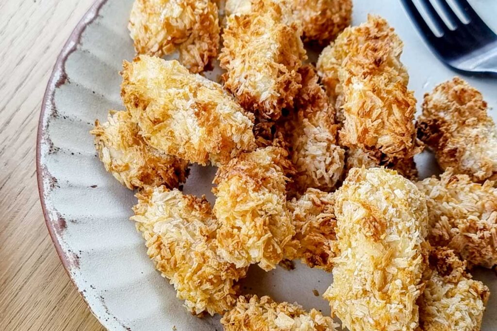 Air Fryer Popcorn Chicken | The BEST air fried popcorn chicken recipe ...