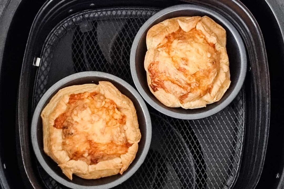 Air Fryer Quiche Full Size or Mini Quiche Love Food Not Cooking