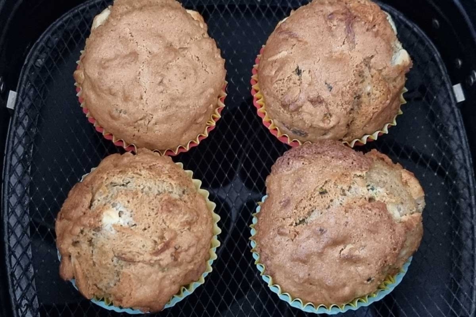 Air Fryer Zucchini Muffins Love Food Not Cooking
