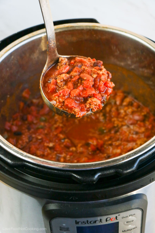 Instant Pot Chili Con Carne Love Food Not Cooking