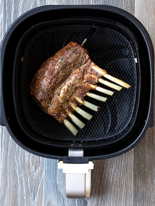 How to cook lamb rack in an air fryer!