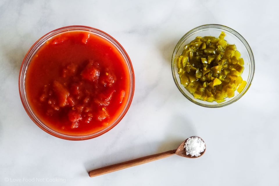 RoTel Substitute (Homemade Rotel Tomatoes) Love Food Not Cooking