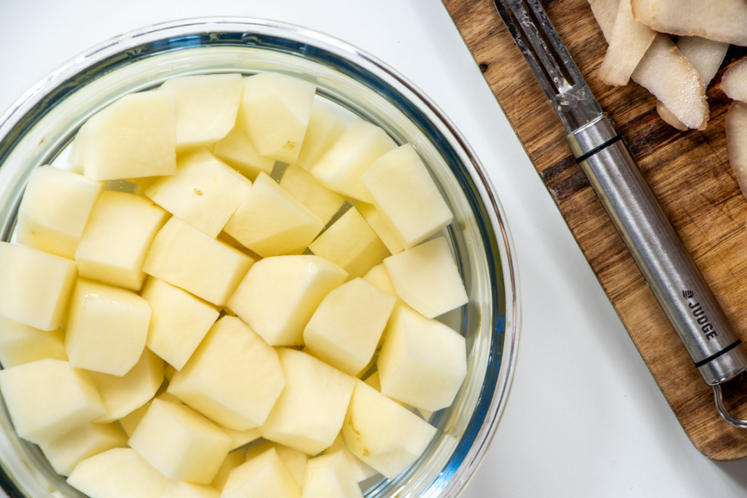 Crispy Air Fryer Potato Cubes Love Food Not Cooking