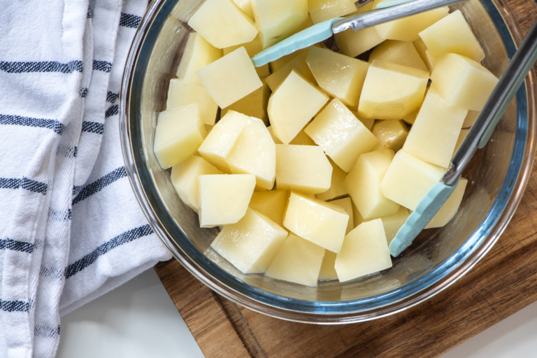 Crispy Air Fryer Potato Cubes Love Food Not Cooking
