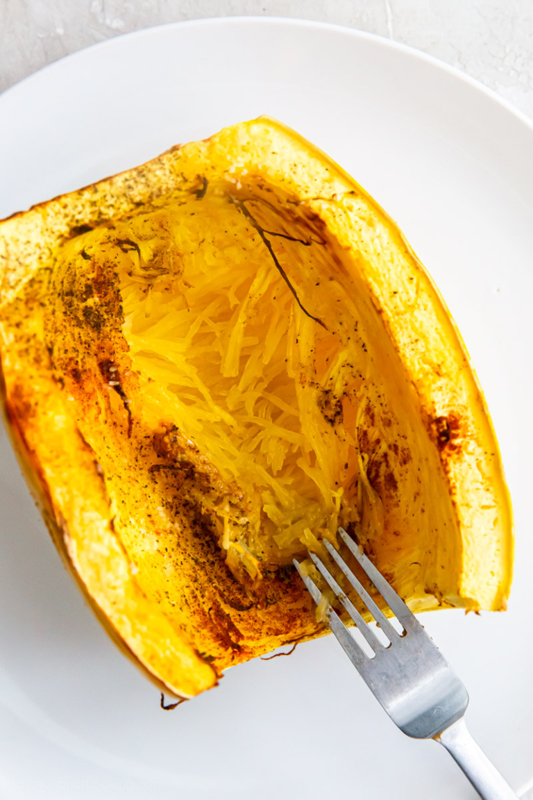 Air Fryer Spaghetti Squash Love Food Not Cooking