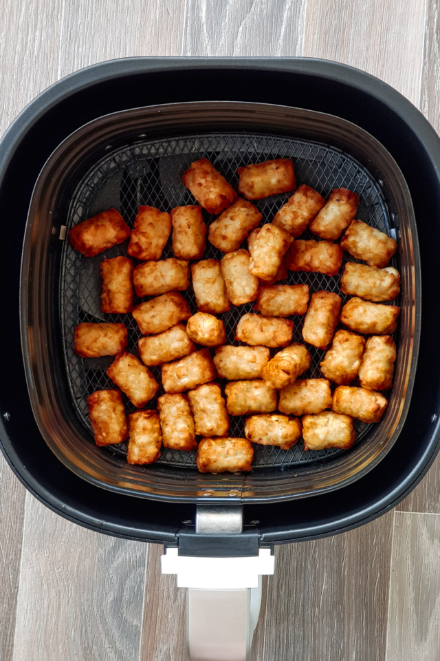 Crispy Air Fryer Tater Tots Love Food Not Cooking