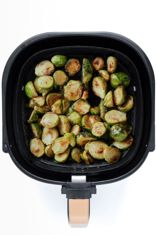 Crispy Air Fryer Brussels Sprouts Quick & Easy Recipe! Love Food