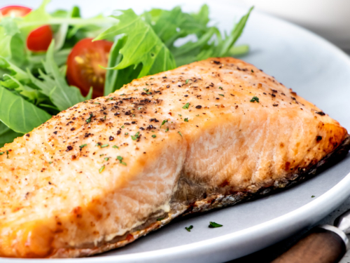 Cooking salmon in online instant pot air fryer