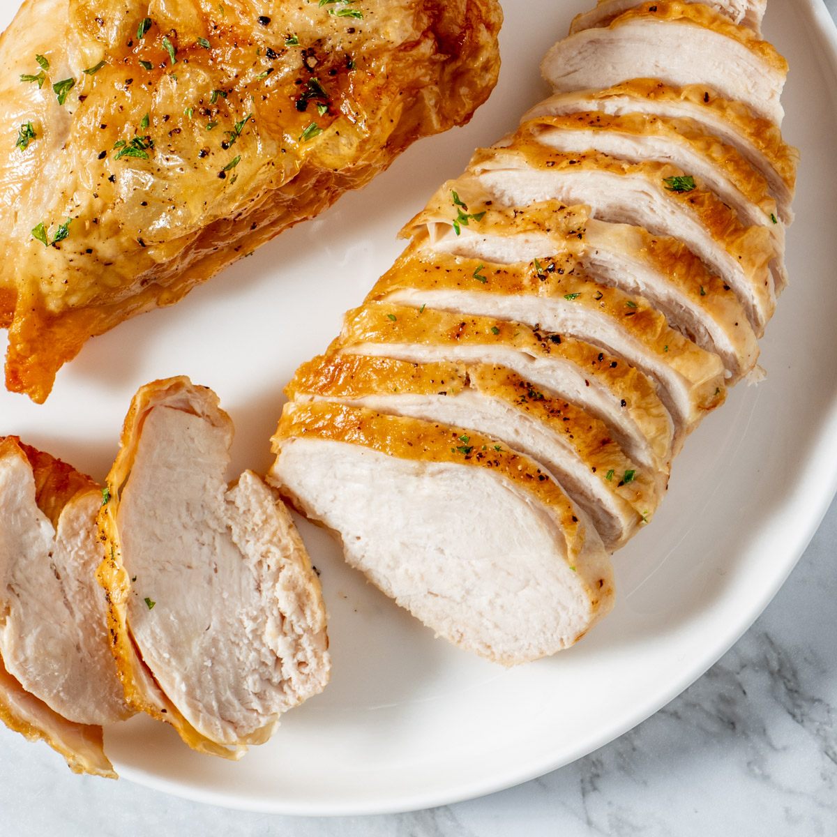 Air Fryer Roast Chicken Breast | Love Food Not Cooking