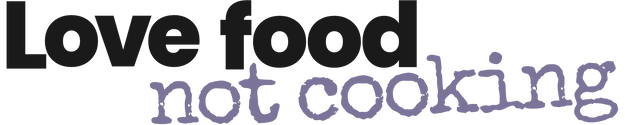 Love Food Not Cooking logo.
